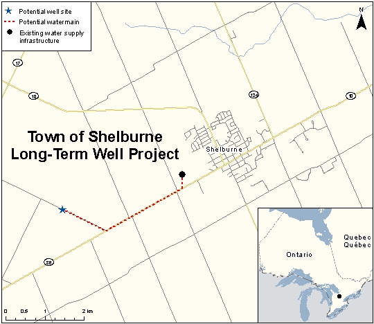 Map depicting the location of the project, as described in the current document.
