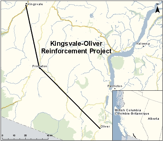 Map depicting the location of the project, as described in the current document.