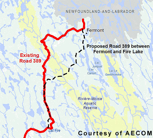 Map depicting the location of the project, as described in the current document.
