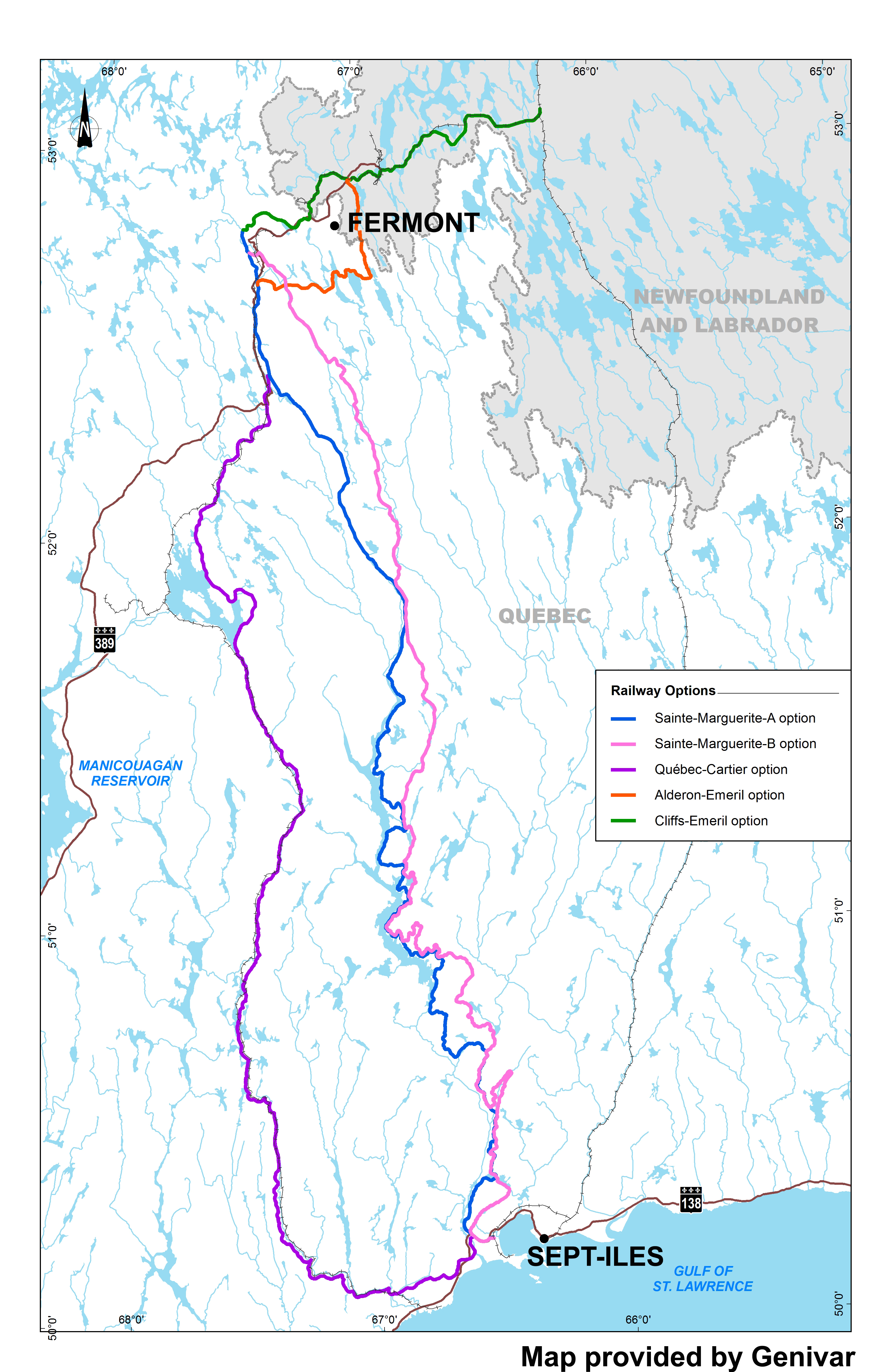 Map depicting the location of the project, as described in the current document.